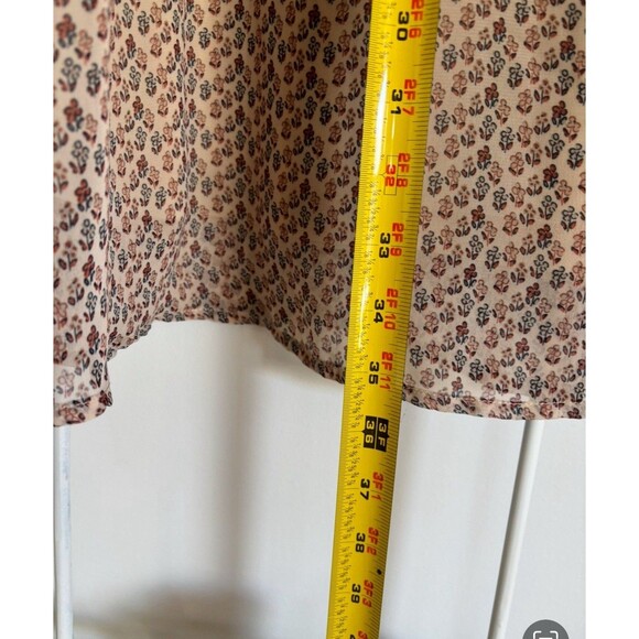 Jodifel Babydoll Tunic Shirt Medium Fall Colors Flowy Shirt Embroidery Boho - Picture 5 of 5